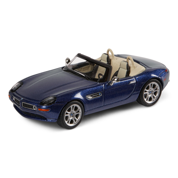 МОДЕЛЬ АВТОМОБИЛЯ BMW Z8 МАСШТАБ 1:64 Ц: СИНИЙ М: МЕТАЛЛИЧЕСКИЙ